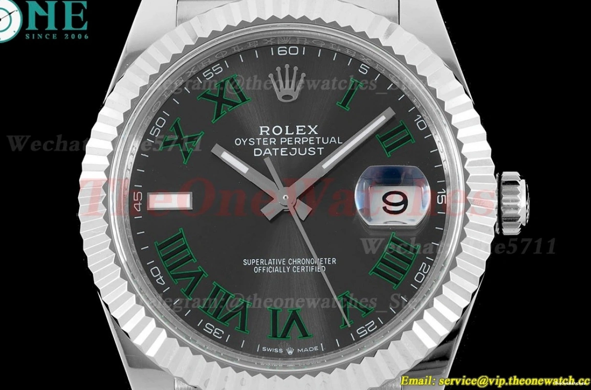 VR3235 SS VRF 41mm Julibee 904L Datejust SS 126334 Rmn Grey 0306